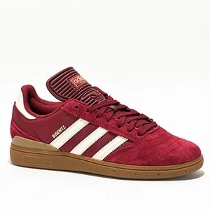 Adidas Men's size 7 Women's 8 Burgundy Busenitz Sneakers NEW